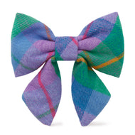 Fable Plaid Flannel Lady Dog Bow from The Foggy Dog
