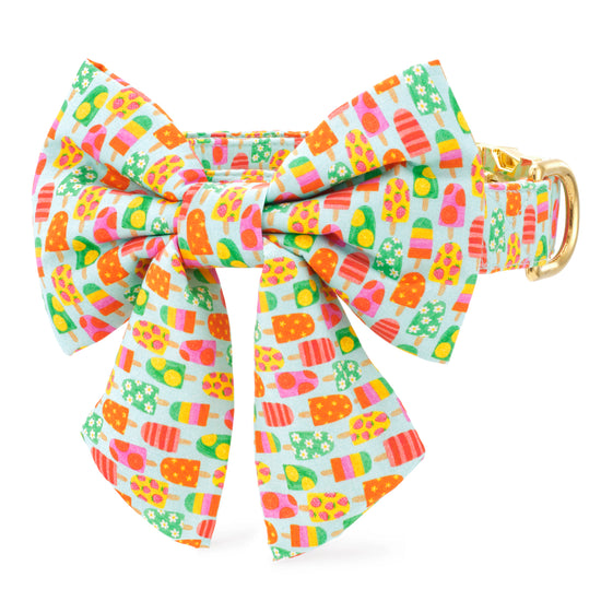 Pup-sicle Lady Bow Collar from The Foggy Dog