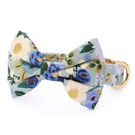 Rifle Paper Co. x TFD Vintage Blossom Bow Tie Collar from The Foggy Dog