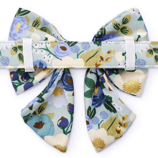 Rifle Paper Co. x TFD Vintage Blossom Lady Bow Collar from The Foggy Dog