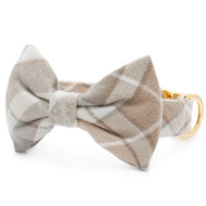Andover Plaid Flannel Bow Tie Collar from The Foggy Dog