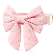 Sprinkles Lady Bow Collar from The Foggy Dog