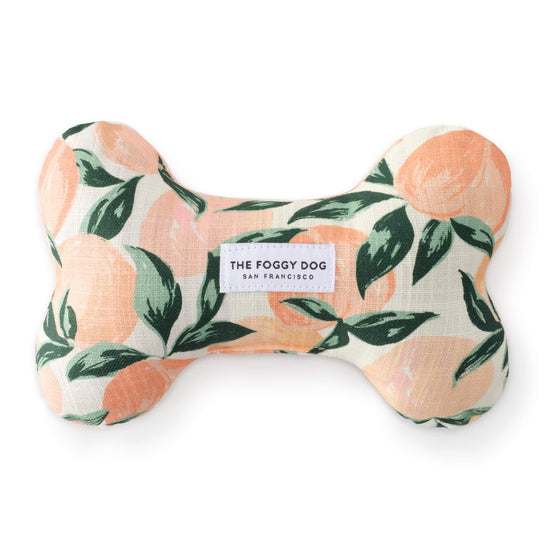 Peaches and Cream Dog Squeaky Toy