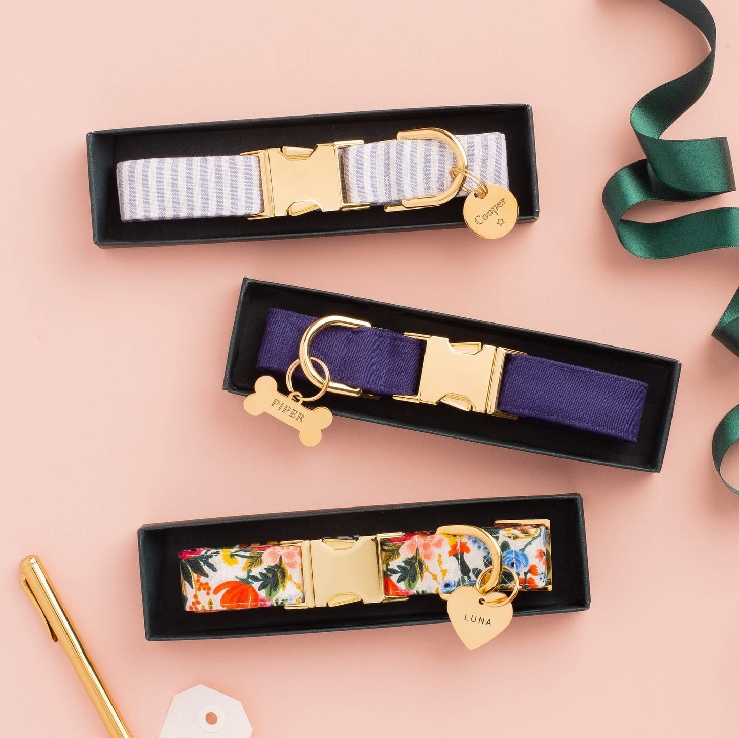 Bone pet ID tag from The Foggy Dog