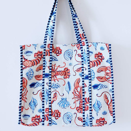 Printfresh Lobster Landing Traveler Tote Bag