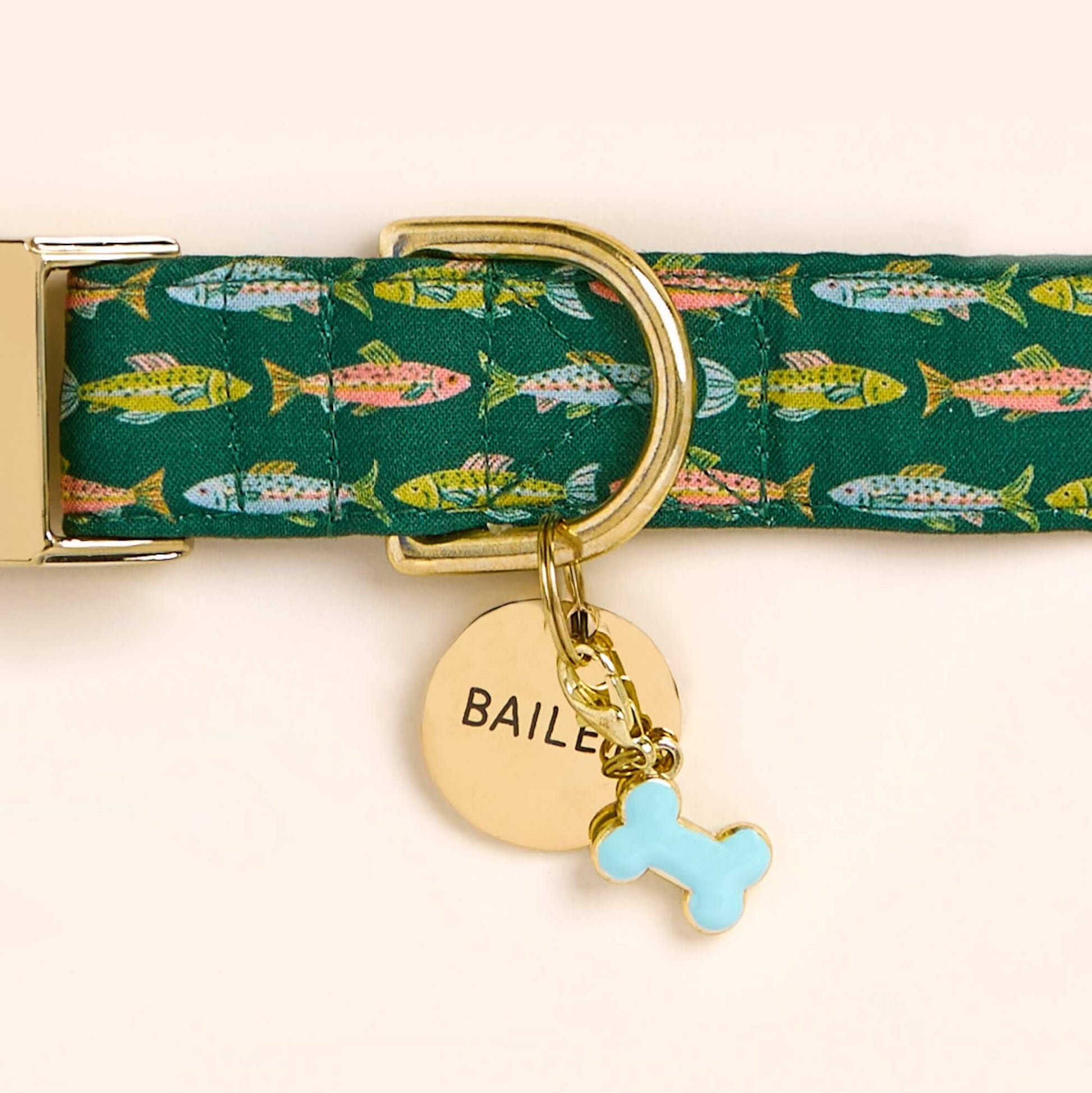 Gone Fishing Dog Collar