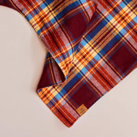 Marlow Plaid Flannel Dog Bandana from The Foggy Dog