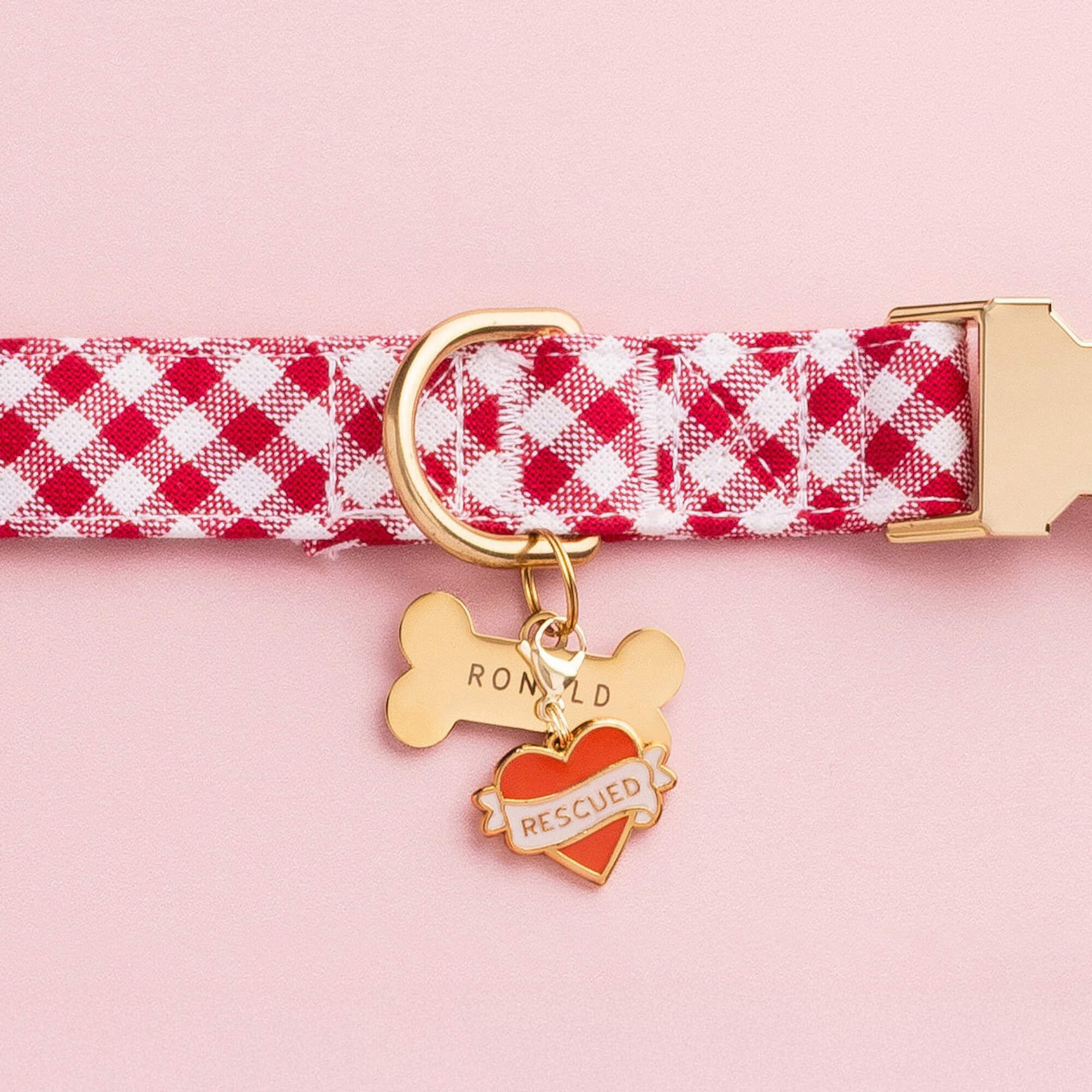 Rescued With Love Collar Charm – The Foggy Dog
