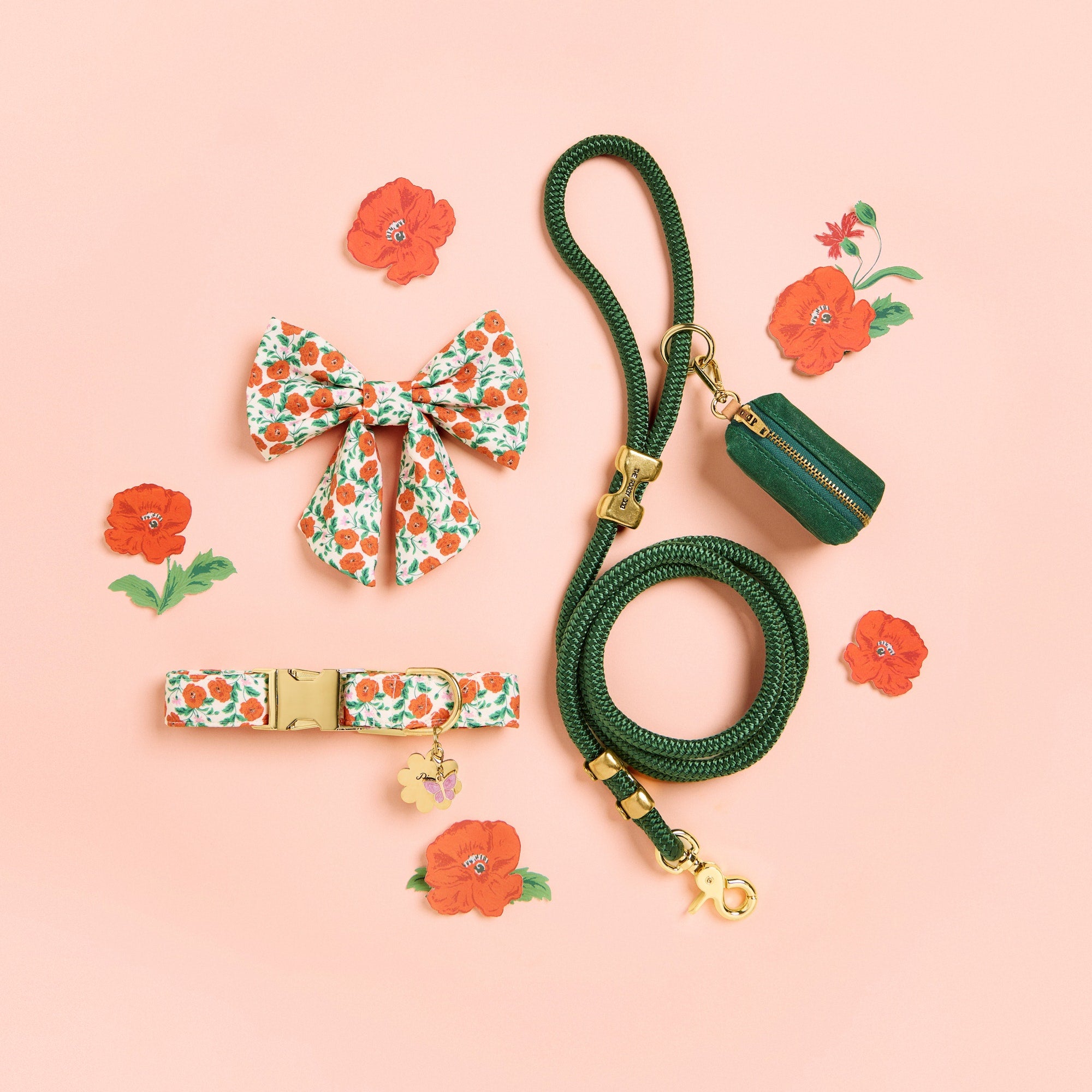 Flower Pet ID Tag – The Foggy Dog