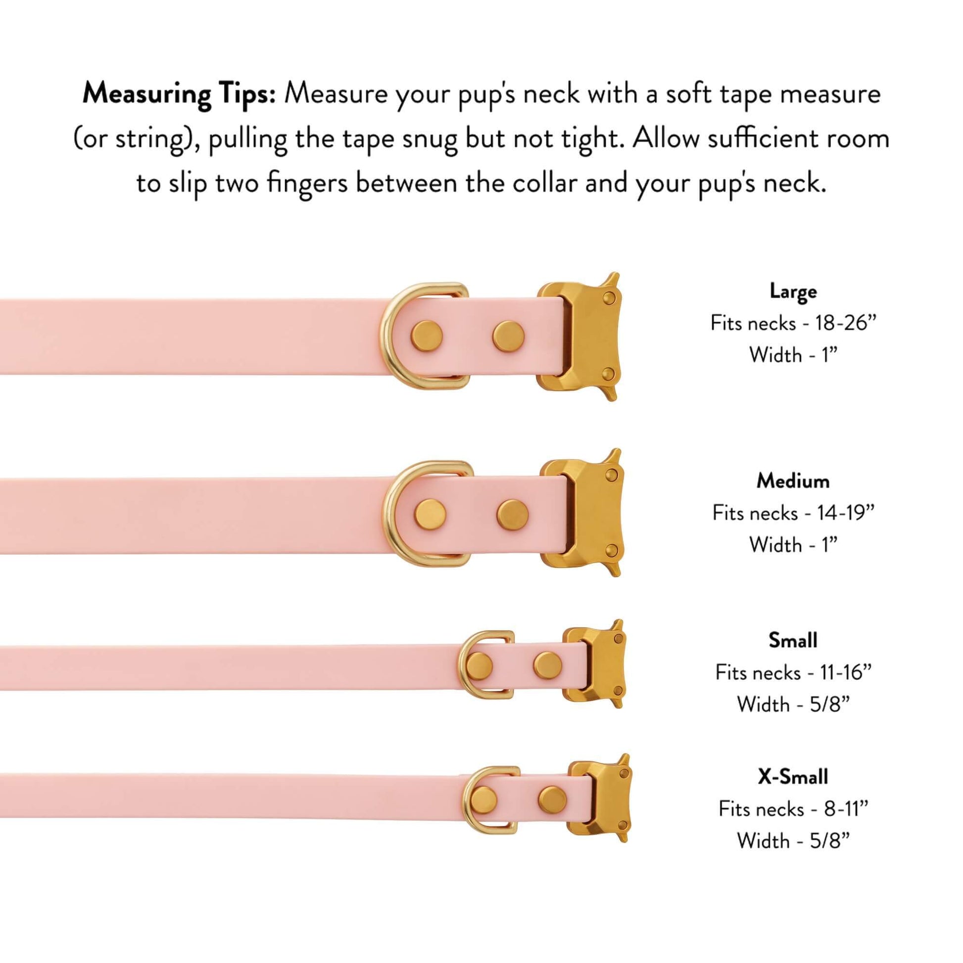 Active Dog Collar Size Guide