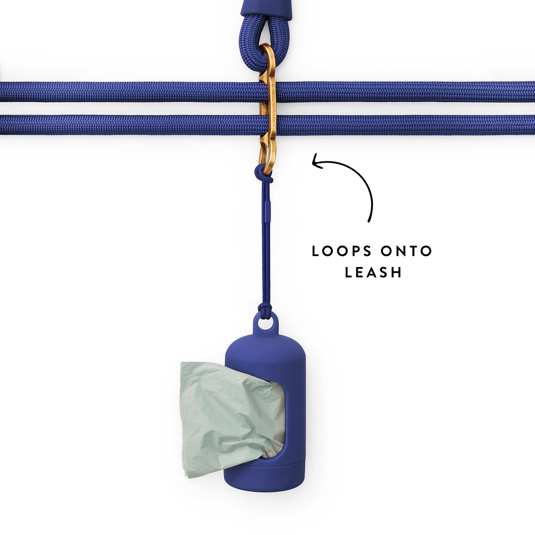Active Waste Bag Holder, Azure, The Foggy Dog