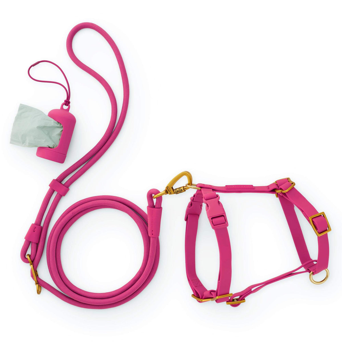 Active Everyday Harness Walk Set - With Handle (XS/S), Dahlia from The Foggy Dog