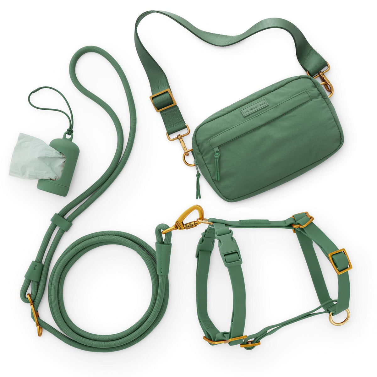 Active Adventure Harness Walk Set - With Handle (XS/S), Fern from The Foggy Dog