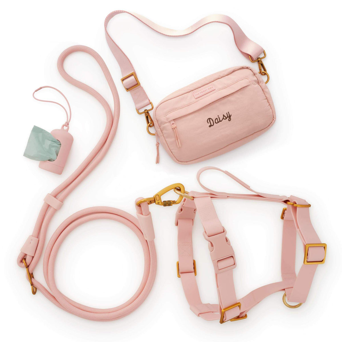 Active Adventure Harness Walk Set - With Handle (M/L), Shell from The Foggy Dog