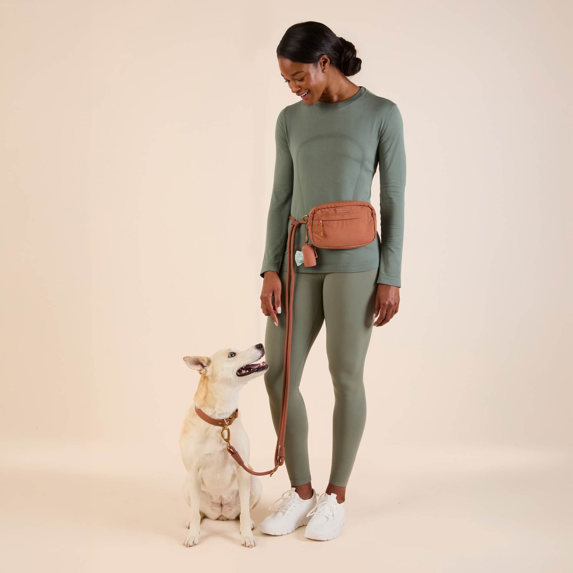 #Kaia (45lbs) in a Medium collar and Standard leash