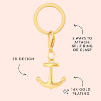 Anchor Collar Charm from The Foggy Dog