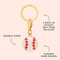 Baseball Collar Charm from The Foggy Dog