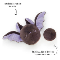 Bat 2-in-1 Bounce Dog Toy from The Foggy Dog