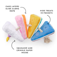 Birthday Cake Interactive Snuffle Dog Toy from The Foggy Dog