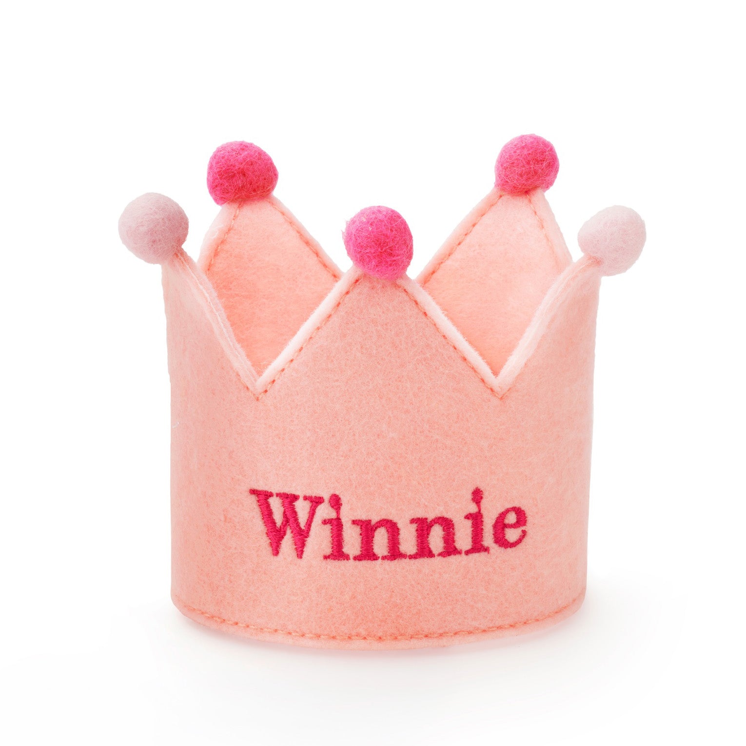 Blush Pink Dog Birthday Crown from The Foggy Dog