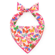 Bright Butterflies Dog Bandana from The Foggy Dog