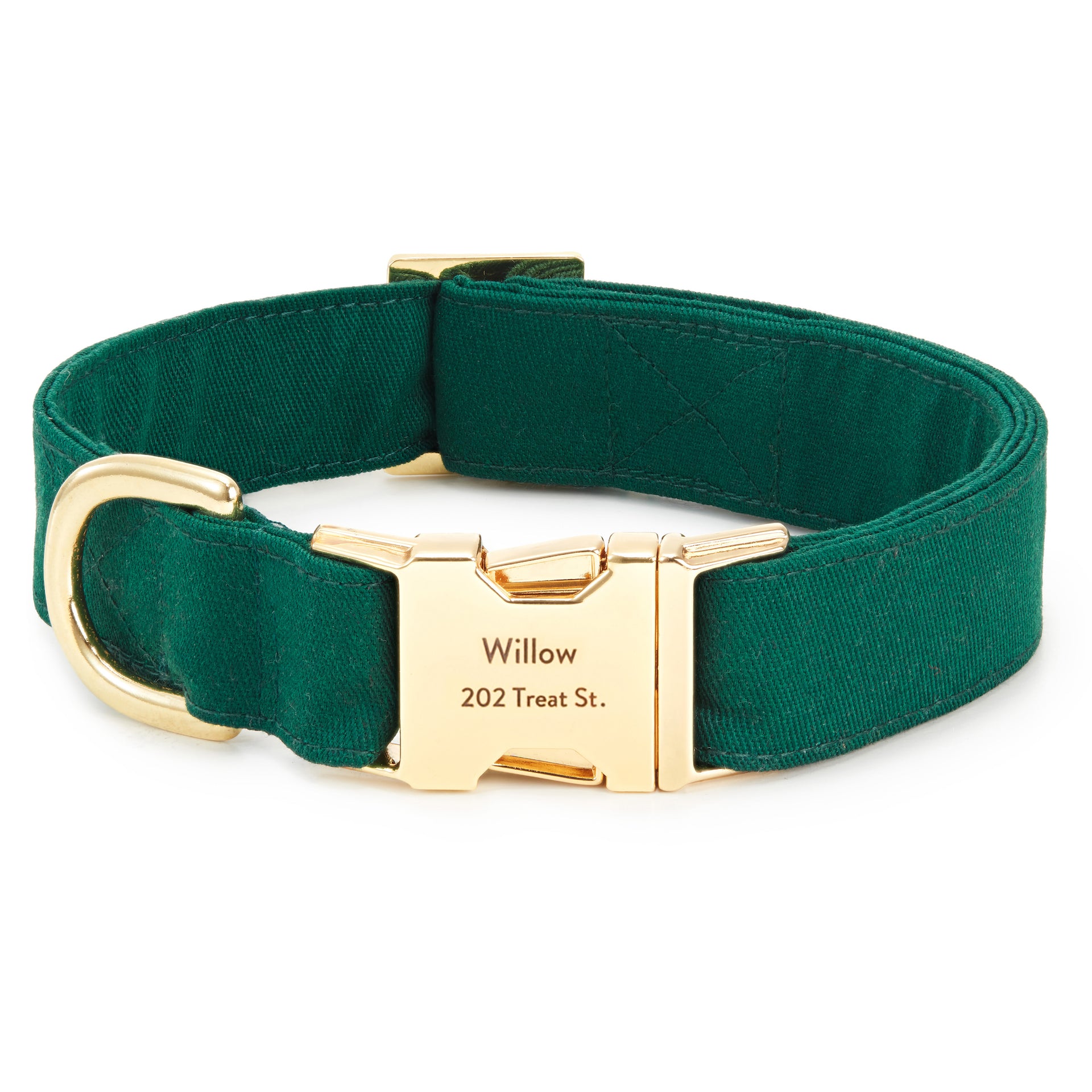 Evergreen Dog Collar in Small