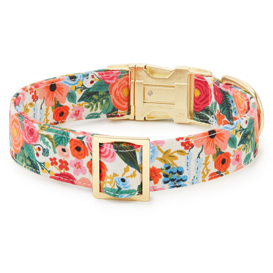 Rifle Paper Co. x TFD Garden Party Dog Collar from The Foggy Dog