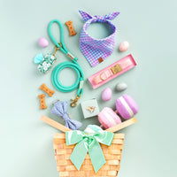 Sorbet Plaid Flannel Dog Bandana from The Foggy Dog