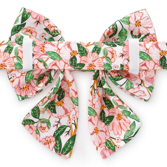 Camellia Lady Bow Collar from The Foggy Dog