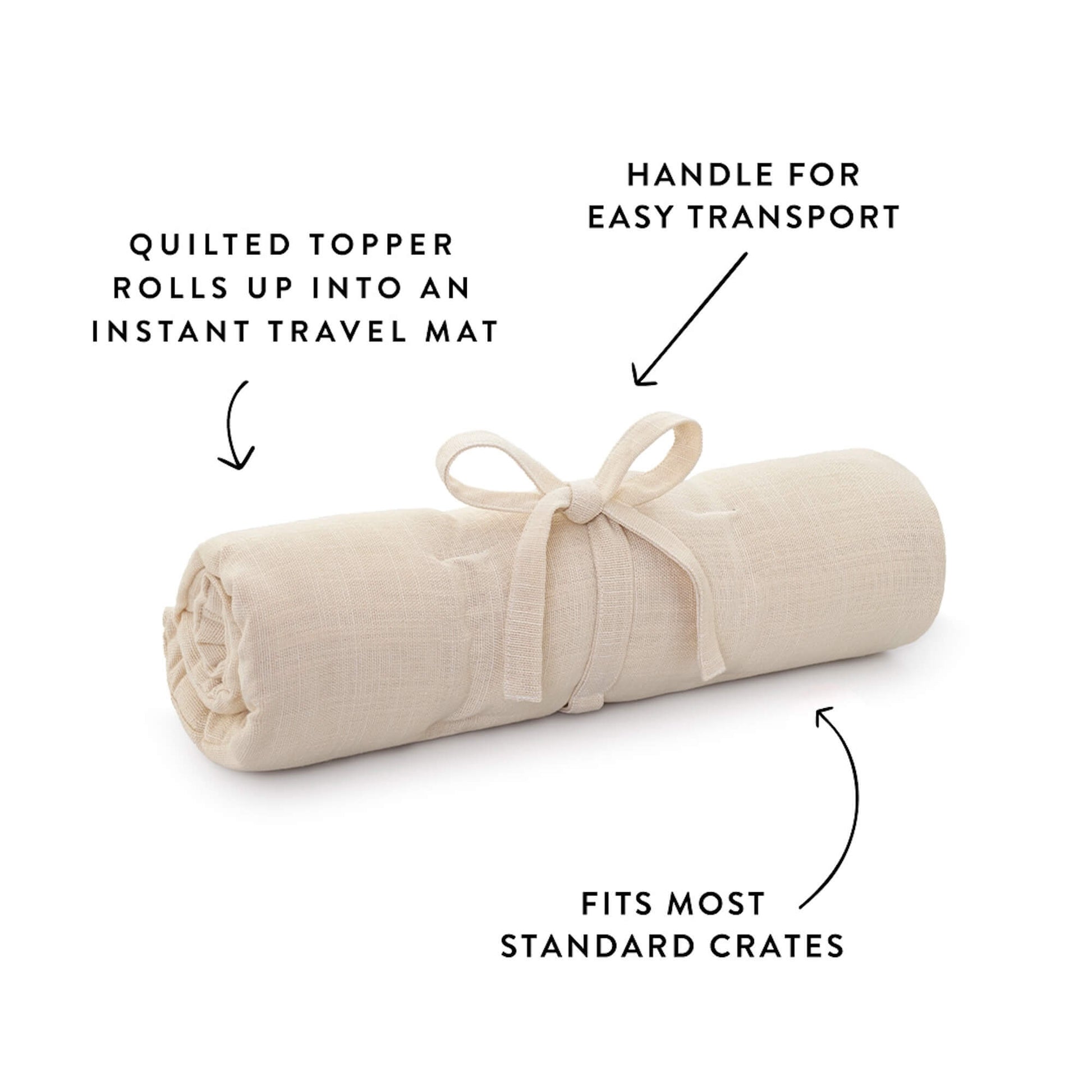 Oatmeal Bolster Dog Bed from The Foggy Dog