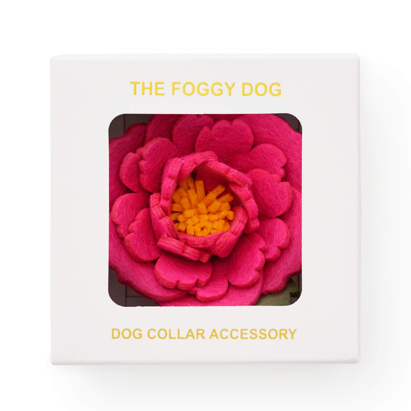 Peony Dog Collar Flower from The Foggy Dog