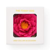 Peony Dog Collar Flower from The Foggy Dog