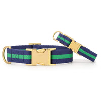 Camden Striped Webbing Dog Collar from The Foggy Dog