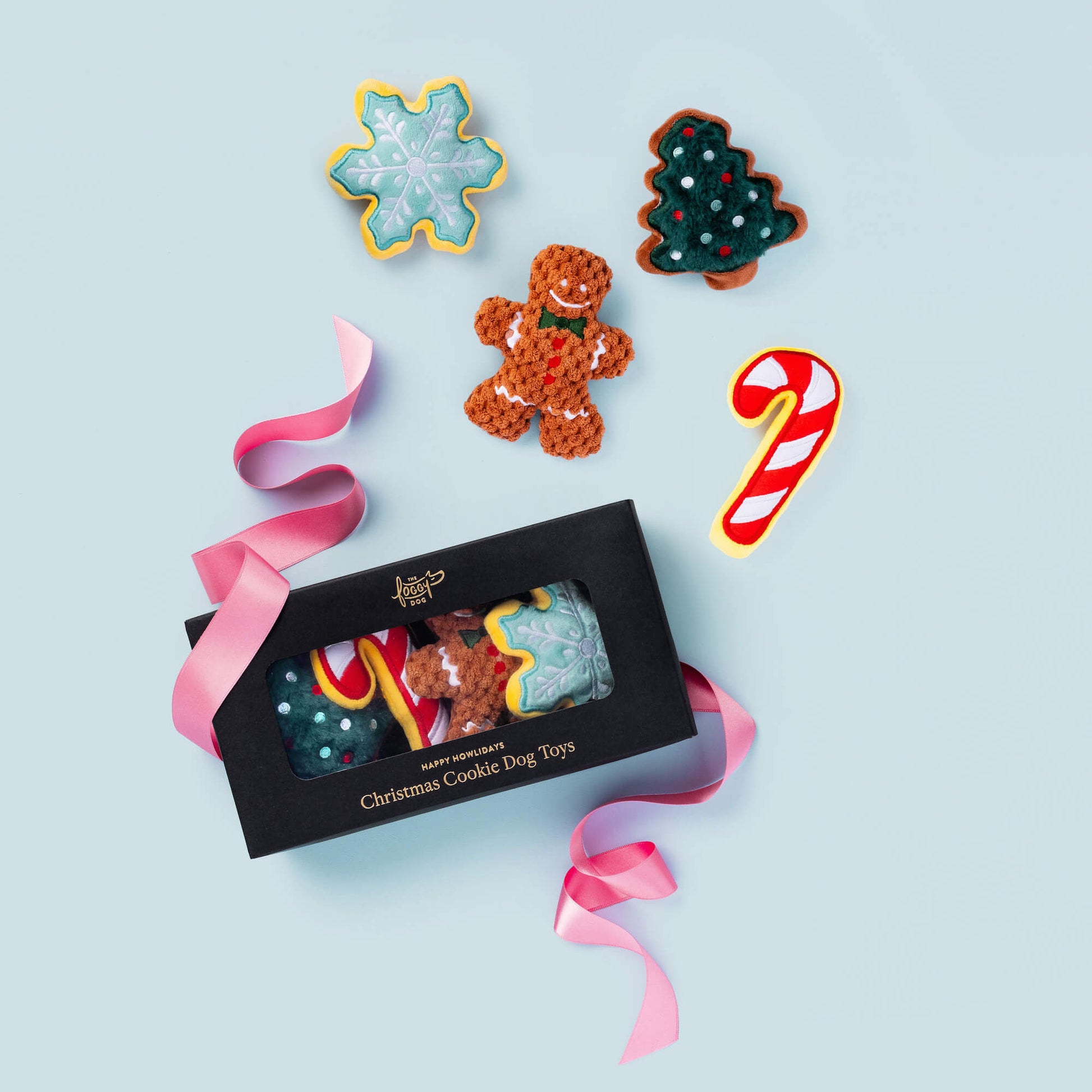 Christmas Cookie Dog Toys from The Foggy Dog