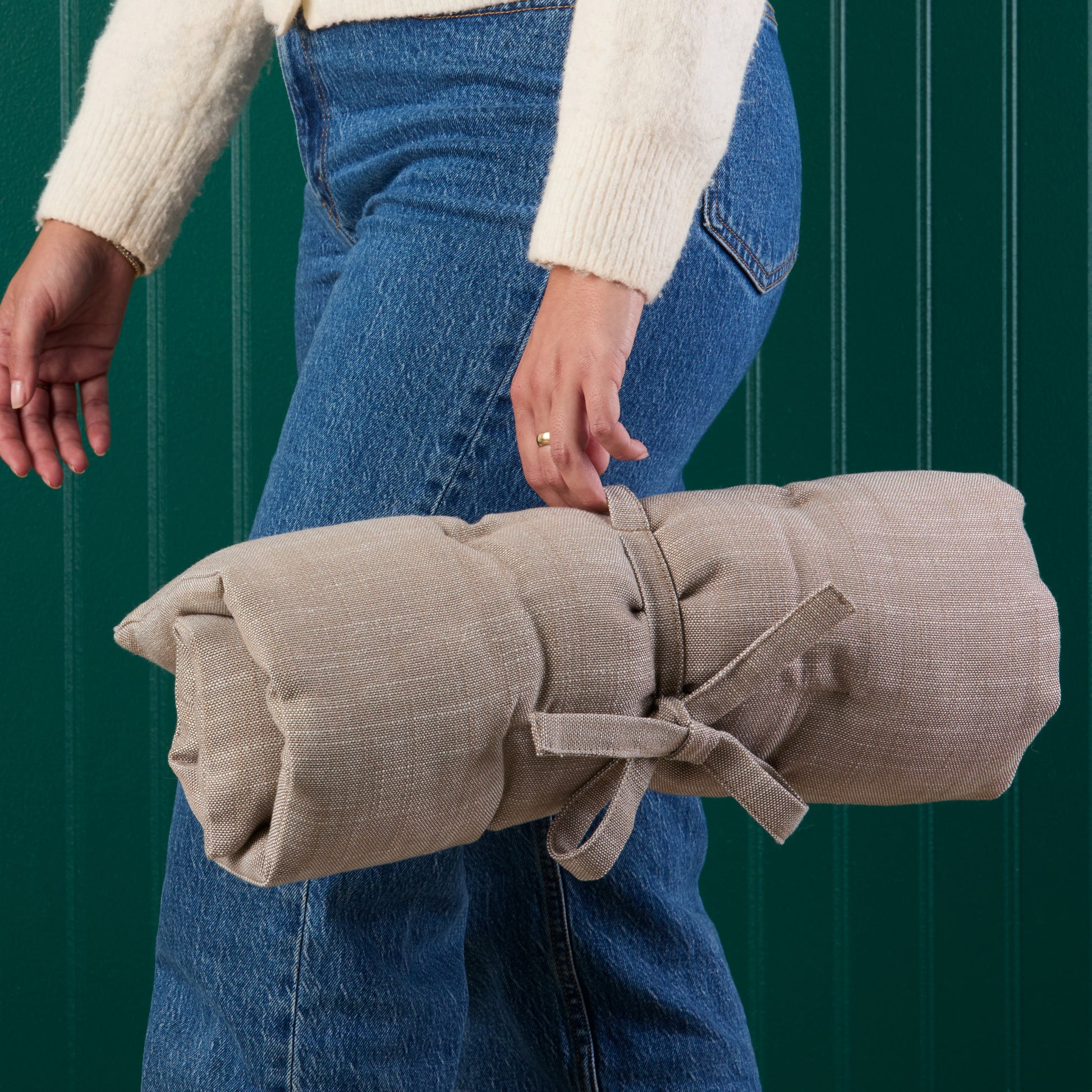 Mushroom Brown Travel Mat from The Foggy Dog