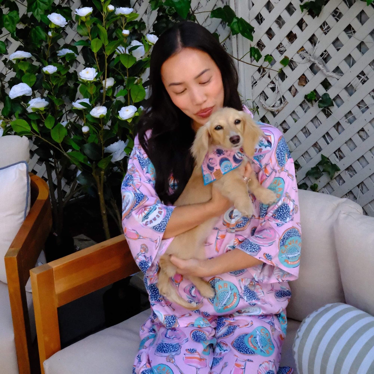 Printfresh Champagne & Caviar Long PJs