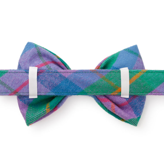 Fable Plaid Flannel Dog Bow Tie from The Foggy Dog