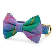 Fable Plaid Flannel Bow Tie Collar from The Foggy Dog