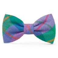 Fable Plaid Flannel Dog Bow Tie
