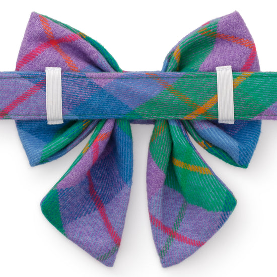 Fable Plaid Flannel Lady Bow Collar