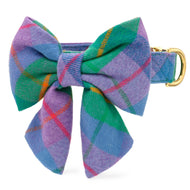 Fable Plaid Flannel Lady Bow Collar