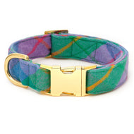 Fable Plaid Flannel Dog Collar