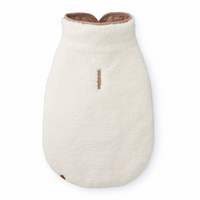 Fawn Sherpa-Lined Reversible Dog Jacket from The Foggy Dog