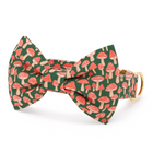 Mushroom Meadow Bow Tie Collar