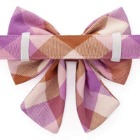 Bramble Flannel Lady Bow Collar from The Foggy Dog