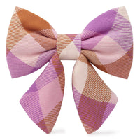 Bramble Flannel Lady Dog Bow from The Foggy Dog