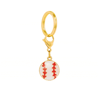 Baseball Collar Charm from The Foggy Dog