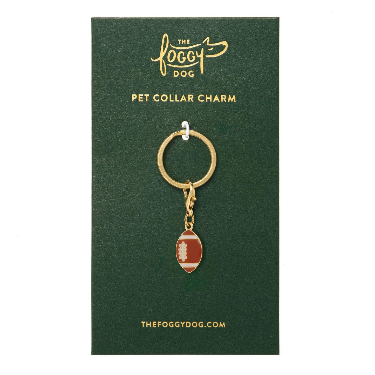 Football Collar Charm from The Foggy Dog
