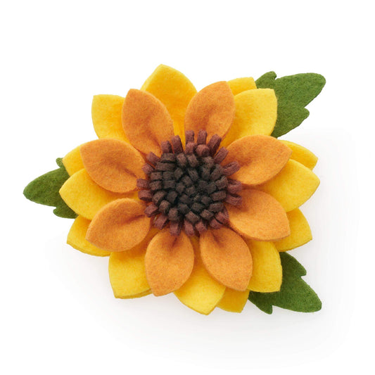 Sunflower Dog Collar Flower from The Foggy Dog
