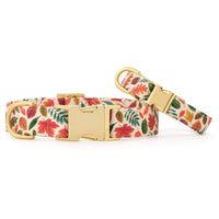 Falling Leaves Dog Collar from The Foggy Dog